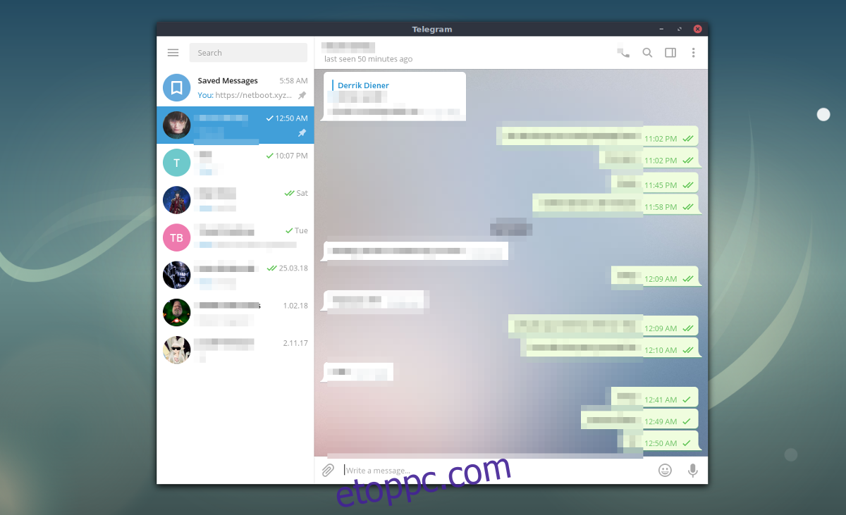   frissítse a Telegram alkalmazást Linuxon