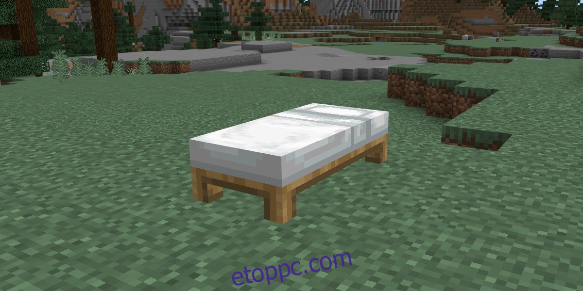 ágy a Minecraftban