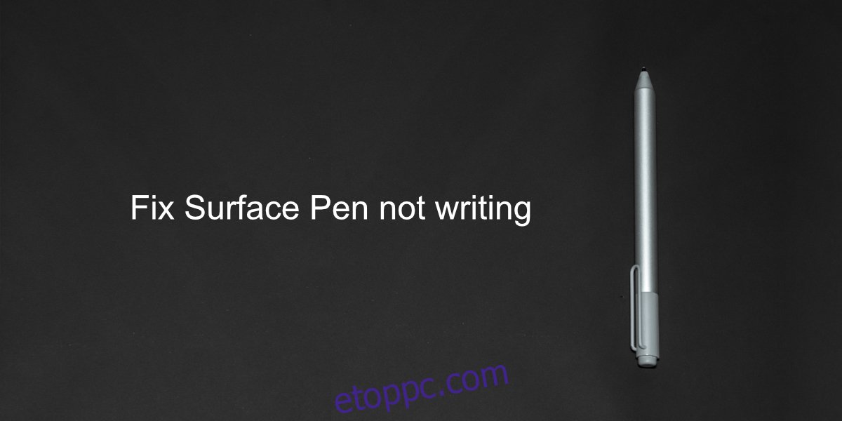 A Surface Pen nem ír