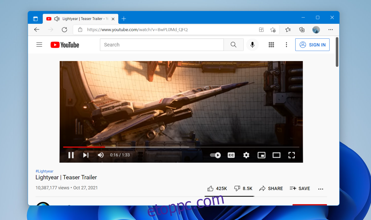A Youtube lemarad a Windows 11 rendszeren