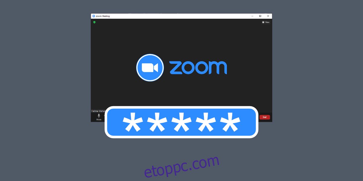 Zoom meeting jelszó