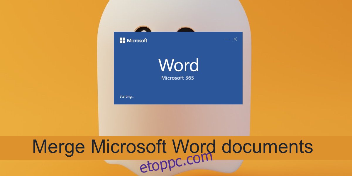 egyesítse a Microsoft Word dokumentumokat