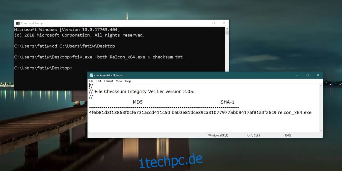 So speichern Sie die Befehlsausgabe in einer Datei von der ...