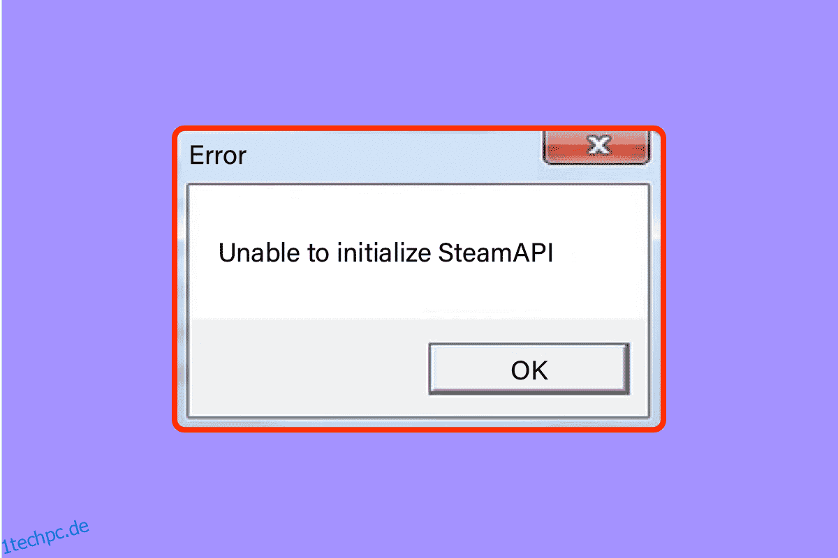 Gta 5 Kritische Daten Konnten Nicht Initialisiert Werden Fix Steam-API in Windows 10 kann nicht initialisiert werden