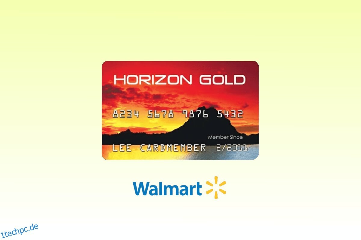 Können Sie Ihre Horizon Gold Card bei Walmart verwenden?